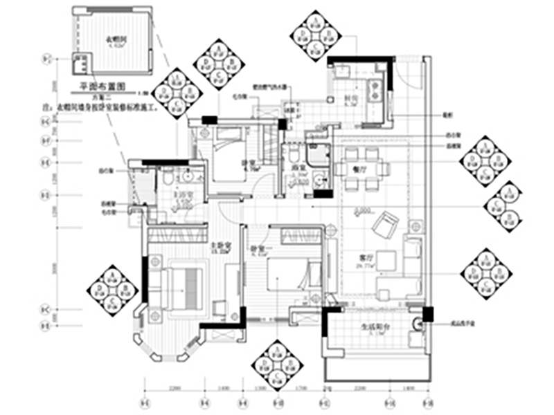 客臥一體裝修效果圖_客臥裝修效果圖_美宅客裝修效果圖吧