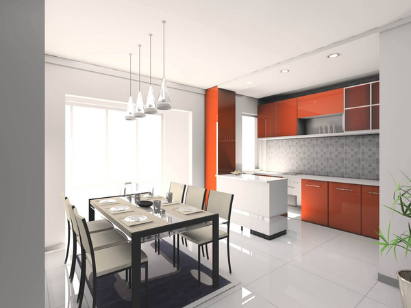 廚房餐廳裝潢效果圖 廚房餐廳裝潢怎麼做-裝潢設計不求人-家具室內裝潢資訊網