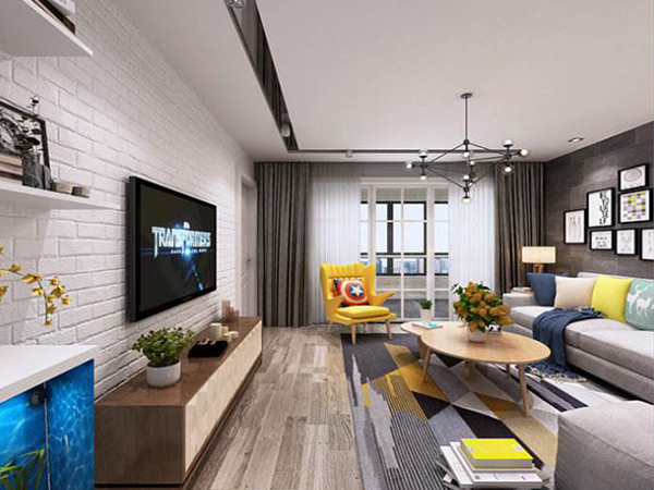 88平米三室一厅装修效果图 最新装修设计