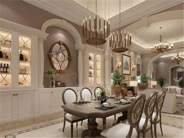 美式餐邊櫃酒櫃組合設計 餐廳更顯與眾不同-裝潢設計不求人-家具室內裝潢資訊網