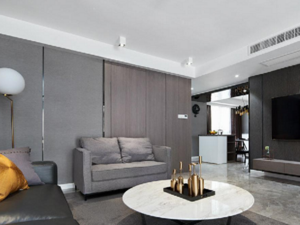 灰色壁布客廳壓抑嗎？客廳貼壁布好嗎？-裝潢設計不求人-家具室內裝潢資訊網