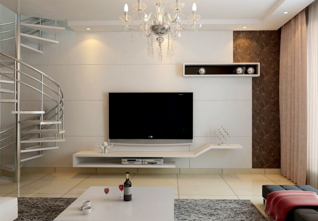 19年新款電視背景墻欣賞 電視背景墻設計技巧-裝潢設計不求人-家具室內裝潢資訊網
