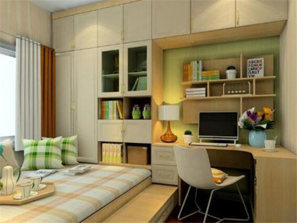 鄰居的小戶型臥室與書房一體設計,看完我也打算裝了-裝潢設計不求人-家具室內裝潢資訊網